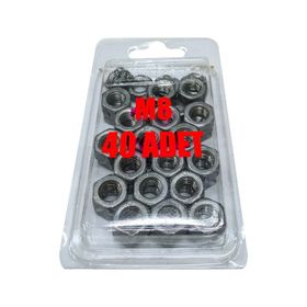 M8 40 Adet Somun