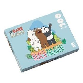 Mabbels 388937 We Bare Bears Beach Paradise 100 Parça Puzzle