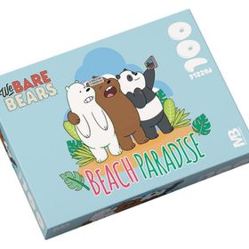 Mabbels 388937 We Bare Bears Beach Paradise 100 Parça Puzzle