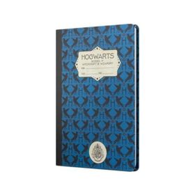 Mabbels DFT-388173 Harry Potter Hogwarts Ravenclaw Sert Kapak Lacivert 80 Yaprak Çizgisiz 15x21 cm Butik Not Defteri