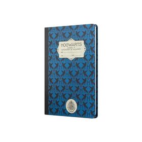 Mabbels DFT-388173 Harry Potter Hogwarts Ravenclaw Sert Kapak Lacivert 80 Yaprak Çizgisiz 15x21 cm Butik Not Defteri