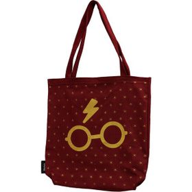 Mabbels Harry Potter Gözlük Gabardin Bordo Bez Çanta