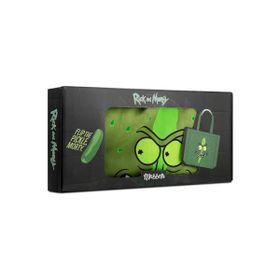 Mabbels Rick and Morty Pickle Gabardin Yeşil Bez Çanta