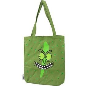 Mabbels Rick and Morty Pickle Gabardin Yeşil Bez Çanta