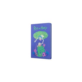 Mabbels Rick and Morty Sert Kapak Mor Butik Defter