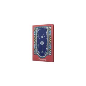 Mabbels The Lord of the Rings Door Sert Kapak Kırmızı Butik Defter