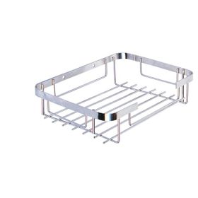 Mabello Paslanmaz Kare 22x15 cm Banyo Duş Rafı