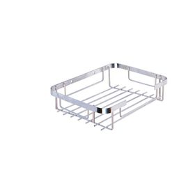 Mabello Paslanmaz Kare 22x15 cm Banyo Duş Rafı