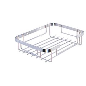 Mabello Paslanmaz Kare 22x15 cm Banyo Duş Rafı