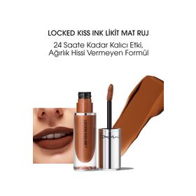 Mac Locked Kiss Ink 24HR Posh 4 ml Likit Mat Ruj