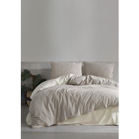 Macas Home Tezza Pamuklu İpliği Boyalı Yıkamalı Çift Kişilik Nevresim Takımı