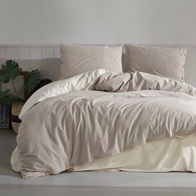 Macas Home Tezza Pamuklu İpliği Boyalı Yıkamalı Tek Kişilik Nevresim Takımı
