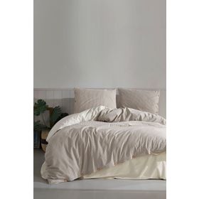 Macas Home Tezza Pamuklu İpliği Boyalı Yıkamalı Tek Kişilik Nevresim Takımı