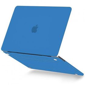 Macbook Pro 13 2021 Macbook Buzlu Kapak Mavi Kılıf