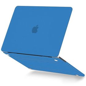 Macbook Pro 13 2021 Macbook Buzlu Kapak Mavi Kılıf