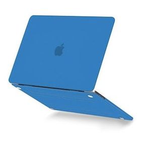 Macbook Pro 13 2021 Macbook Buzlu Kapak Mavi Kılıf
