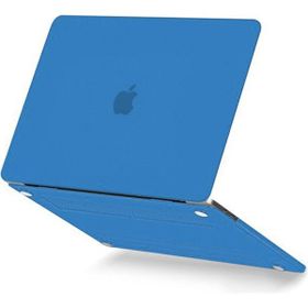 Macbook Pro 13 2021 Macbook Buzlu Kapak Mavi Kılıf