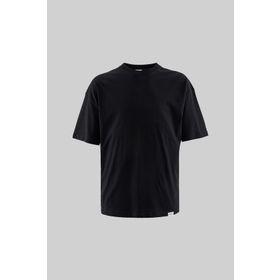 Machinist Basic Super Siyah Pamuklu Oversize Erkek T-shirt