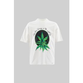 Machinist Herb Printed Baskılı Ekru Oversize Erkek T-shirt