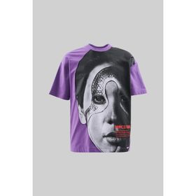 Machinist Macstar Snake Face Mor Oversize Erkek T-shirt