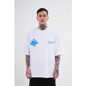 Machinist Minimal Textured Baskılı Beyaz Erkek T-shirt