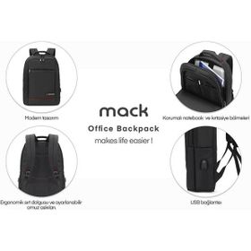 Mack MCC-007 Siyah Sırt Çantası