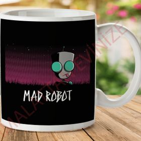 Mad Robot Gir Invader Baskılı Kupa