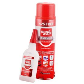Mad Wolf 500 ml + 125 gr Hızlı Yapıştırıcı