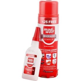 Mad Wolf 500 ml + 125 gr Hızlı Yapıştırıcı
