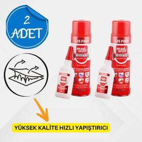 Mad Wolf 500 ml + 125 gr Hızlı Yapıştırıcı