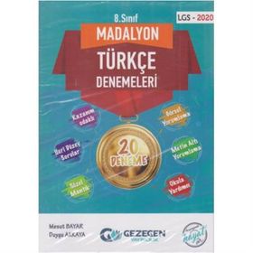 Madalyon 8. Sınıf Lgs Türkçe 20 Deneme-Gezegen Yayınları