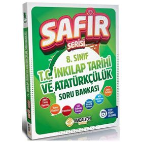 Madalyon Yayınları - 8. Sınıf T.C İnkılap Tarihi ve Atatürkçülük Safir Serisi Soru Bankası