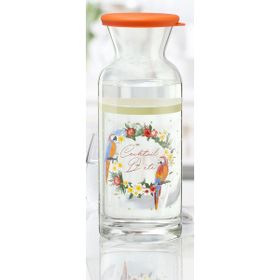 Madame Coco 1 lt Tropikal Baskılı Su Şişesi