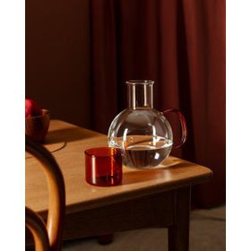 Madame Coco 1400 ml Kulplu Vannes Borosilikat Cam Sürahi