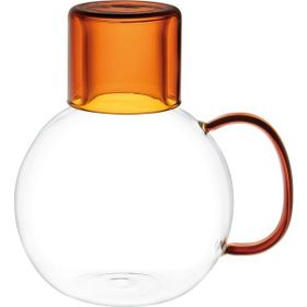 Madame Coco 1400 ml Kulplu Vannes Borosilikat Cam Sürahi