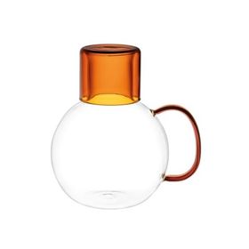 Madame Coco 1400 ml Kulplu Vannes Borosilikat Cam Sürahi