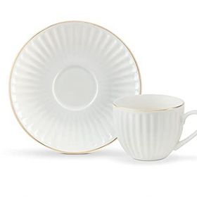 Madame Coco 1KFINC0274139 2'li Standart Blanc Kahve Fincan Takımı