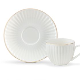 Madame Coco 1KFINC0274139 2'li Standart Blanc Kahve Fincan Takımı