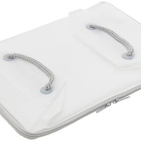 Madame Coco 1KHURC0124152 Beyaz - Gri Çiçek Desen Baskılı Hurç