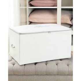 Madame Coco 1KHURC0124152 Beyaz - Gri Çiçek Desen Baskılı Hurç