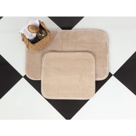 Madame Coco 50x80 + 45x50 cm Vizon Carol 2'li Banyo Paspası
