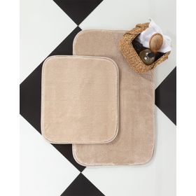 Madame Coco 50x80 + 45x50 cm Vizon Carol 2'li Banyo Paspası