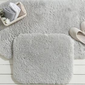 Madame Coco 60x100+50x60 cm Gri Sheep Banyo Paspası