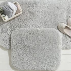 Madame Coco 60x100+50x60 cm Gri Sheep Banyo Paspası
