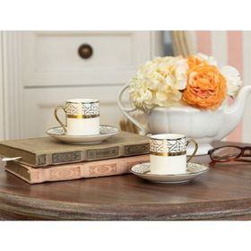 Madame Coco Agréable 2'li 80 ml Kahve Fincan Takımı