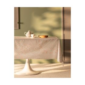 Madame Coco Ancre Pvc Mavi 140x140 cm Masa Örtüsü