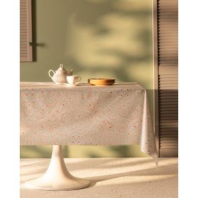 Madame Coco Ancre Pvc Mavi 140x140 cm Masa Örtüsü