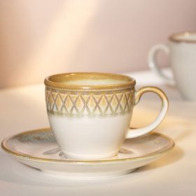 Madame Coco Antique 6'lı Kahve Fincan Seti