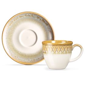 Madame Coco Antique 6'lı Kahve Fincan Seti