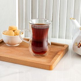 Madame Coco Benito Tekli 200 ML Çift Camlı Çay Bardağı